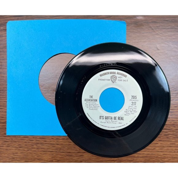 The Association Bring Yourself Home / It's Gotta Be Real 45 Pop Rock Promo - Picture 4 of 4